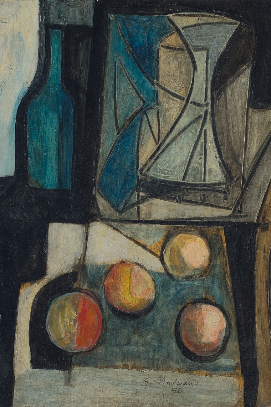 1.Natura morta 1950 olio su tavola 50x70