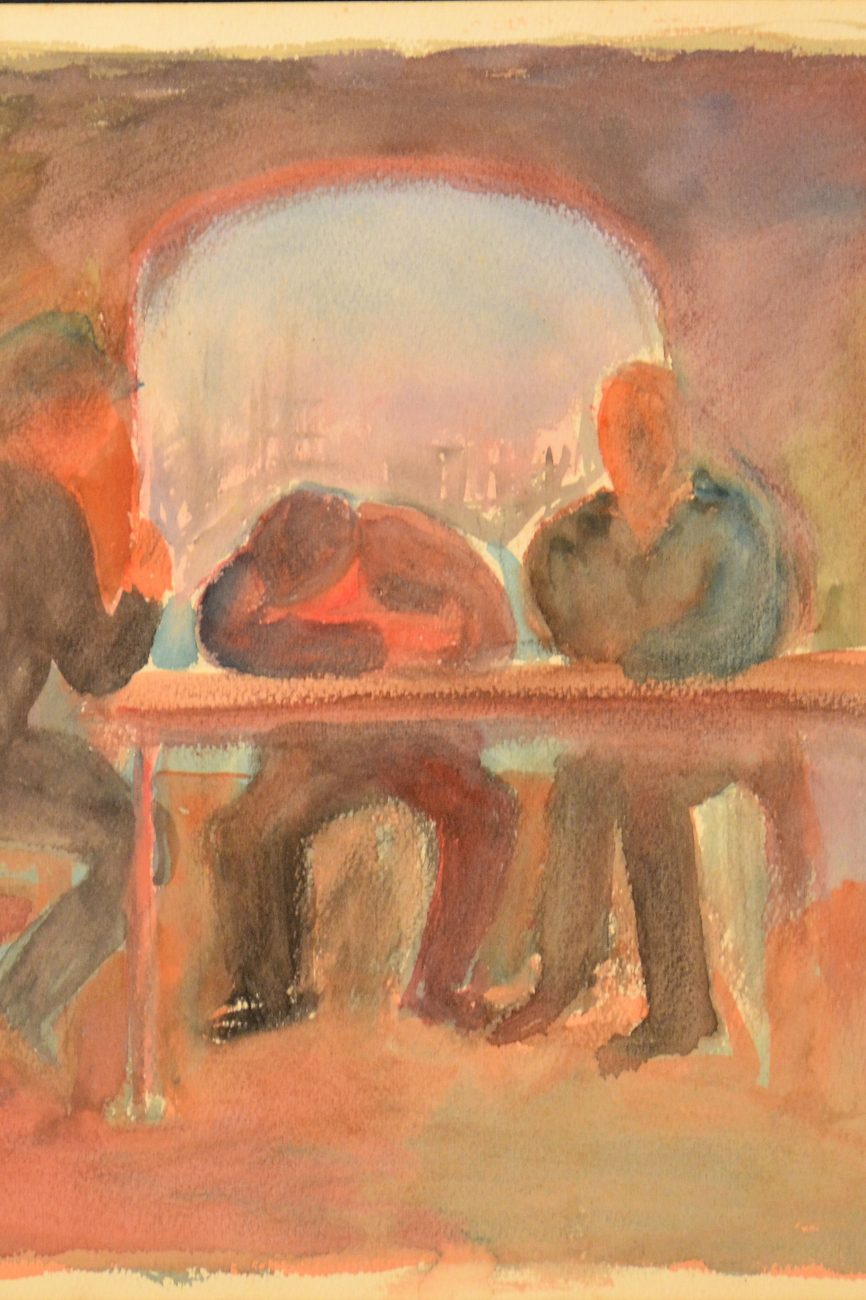 3. Taverna 1941 ca olio su tela cm 50x60