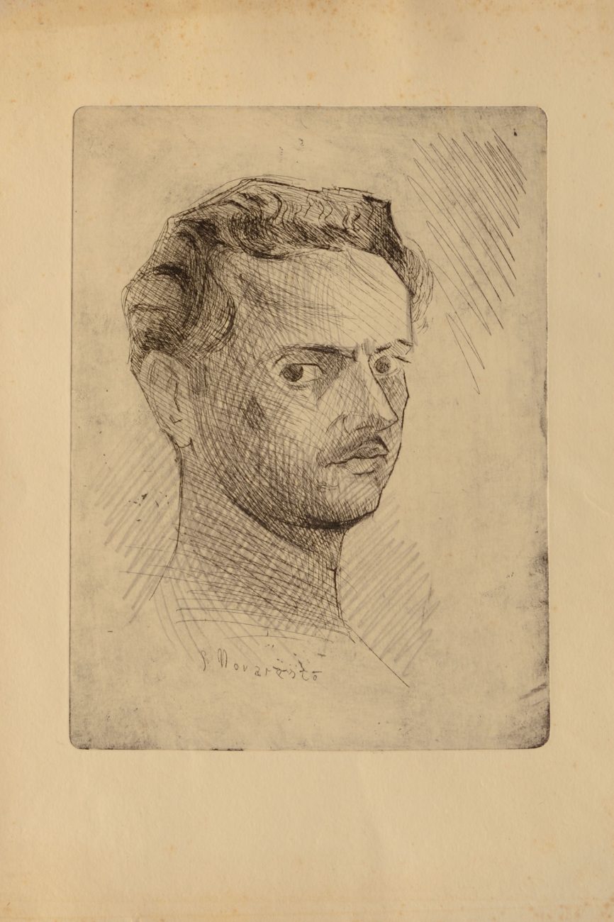 5. Ritratto 1950 camatita su carta