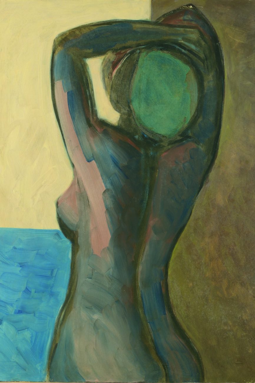 1. Donna della marina olio su tela cm