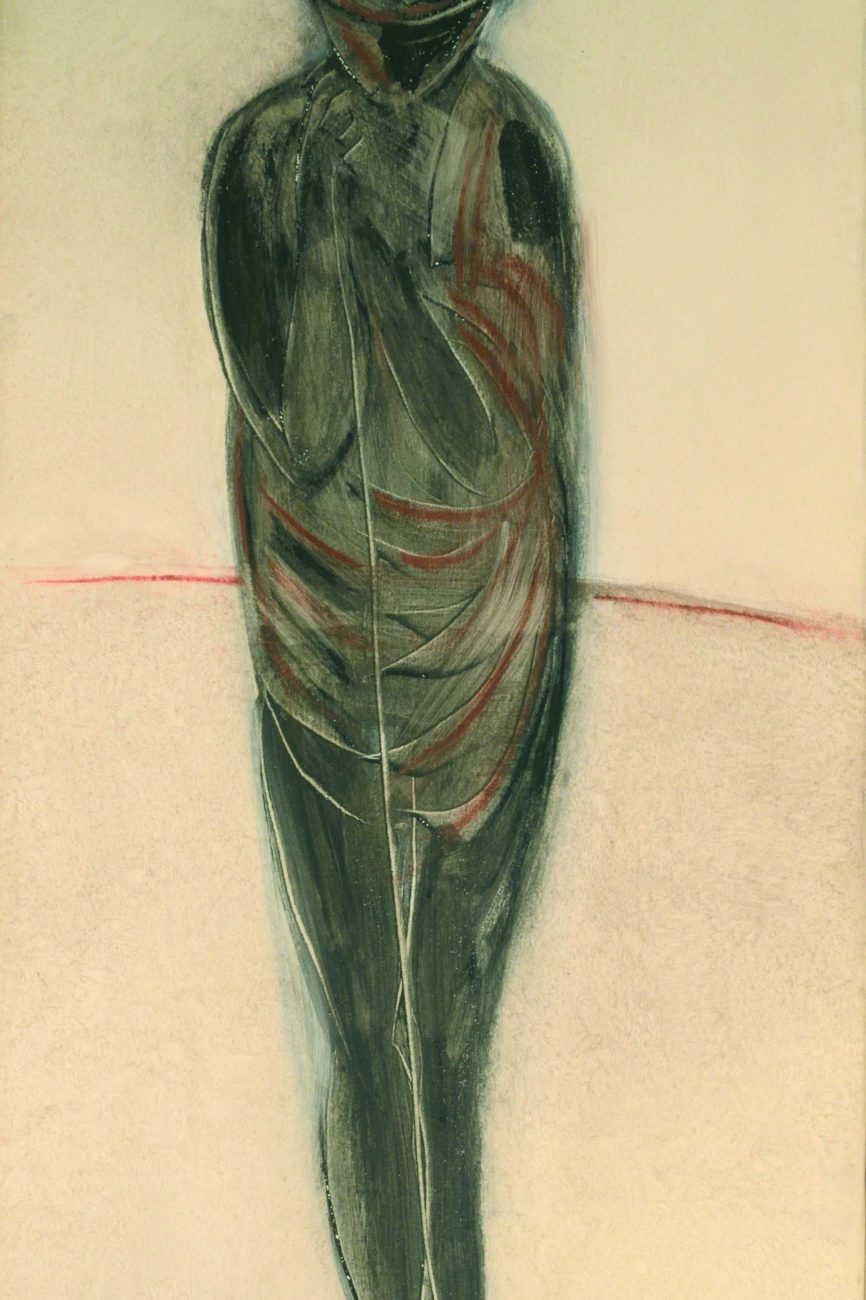 12 Pastore 1980 ca olio su tela cm 100 x 50