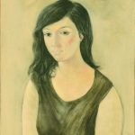 2 Ritratto di donna 1984 olio su tela cm 80 x 60