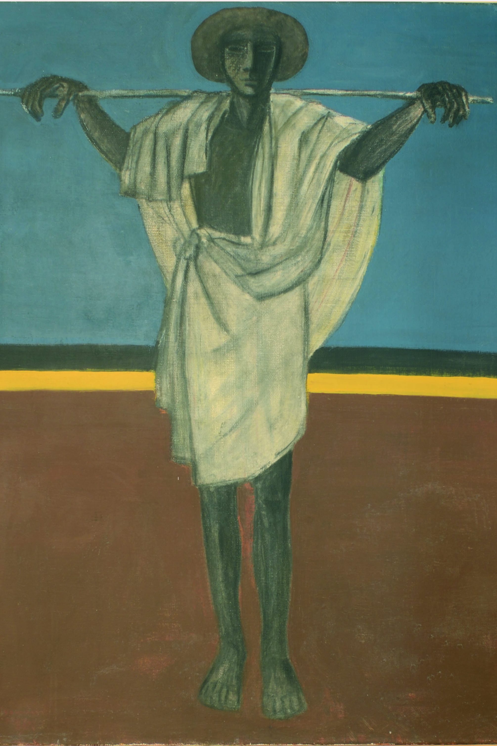 2. Pastore 1980 ca olio su tela cm 130 x 100