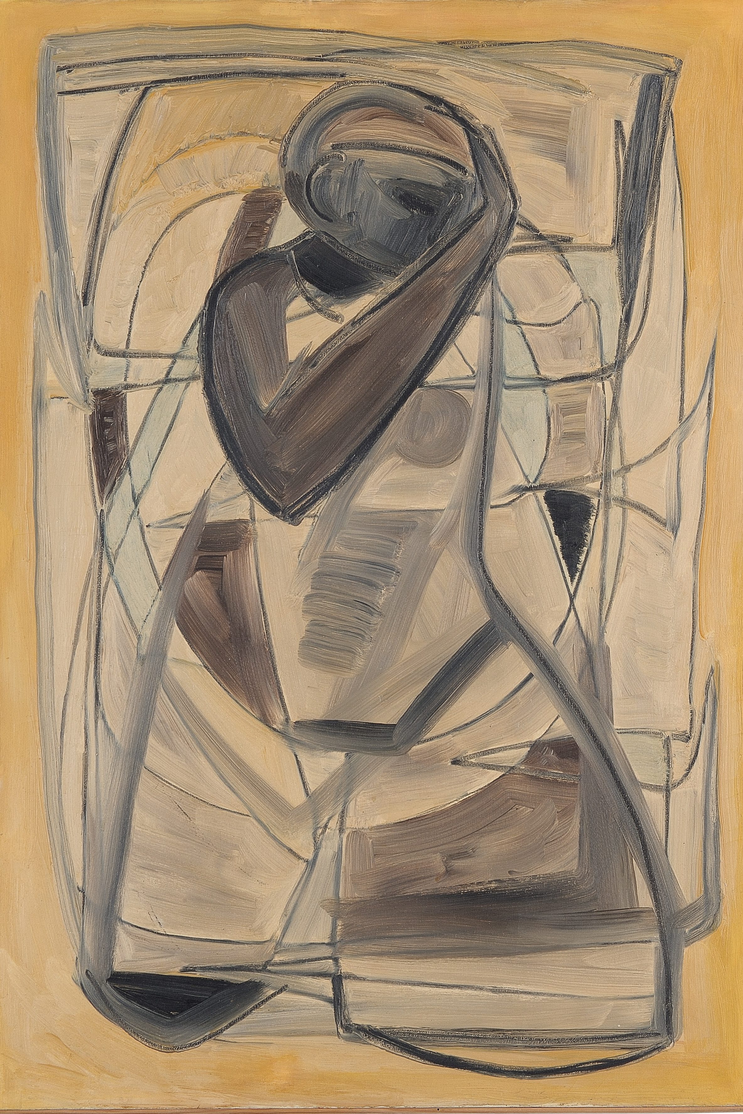 5. Figura 1969 ca olio su tela cm 100x70