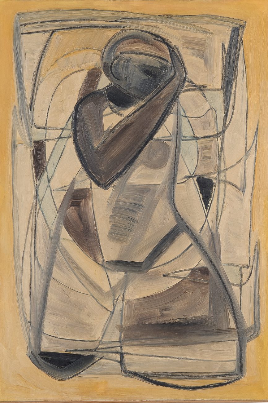 5. Figura 1969 ca olio su tela cm 100x70